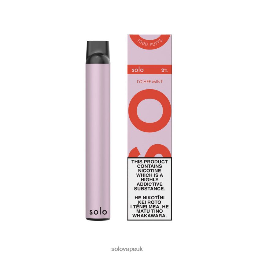 Solo Disposable Vape Lychee Mint 84T2849 | Solo Disposable Vape Puffs